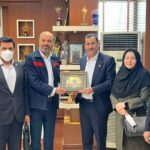 دیدار مدیریت شعب بانک تجارت خوزستان با مدیر عامل شرکت فولاد اکسین خوزستان