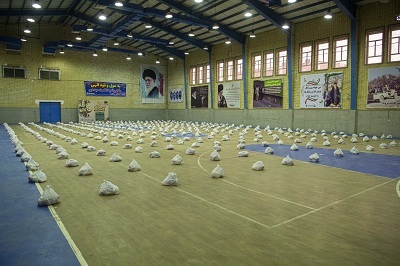 به مناسبت ماه مبارک رمضان؛ رزمایش کمک‌های مومنانه حوزه مقاومت بسیج شهید تندگویان برگزار شد