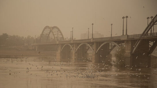 هشدار نارنجی برخاستن گرد و خاک در خوزستان صادر شد