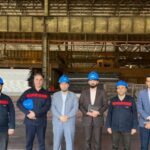 بازدید مشاور وزیر و نایب رئیس هیت مدیره صندوق بازنشستگی کشوری و دکتر سعیدی بازرس ویژه وزیر تعاون، کار و رفاه اجتماعی از فولاد اکسین