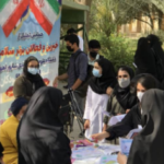 برپایی نمایشگاه آثار نقاشی کودکان مبتلا به سرطان بیمارستان شهید بقایی ۲ اهواز