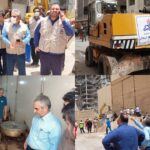 بازدید مدیرعامل شرکت نفت و گاز اروندان از قرارگاه پشتیبانی این شرکت از امدادرسانان حادثه ساختمان متروپل آبادان