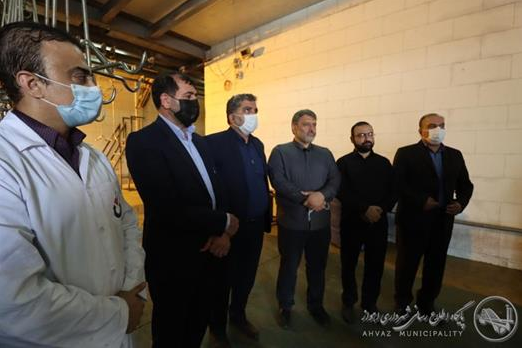بازدید دادستان اهواز، معاون عمرانی استاندار، شهردار اهواز و سراج رئیس کمیسیون خدمات شهری شورای شهر از وضعیت کشتارگاه صنعتی اهواز