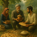 بلوط، نان و مردم ،تاملی بر راهی که از دل جنگل می‌گذرد