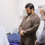 گزارش تصویری همدلی رسانه ای ها با آقای مداحیان در بیمارستان شهید بقایی
