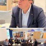 حضور عضو هیأت‌مدیره اتحادیه صنایع و کارآفرینان ترکمنستان در پاویون مناطق آزاد ایران در کیش اکسپو ۲۰۲۵